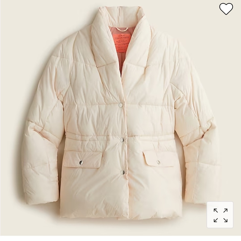 J Crew Alps Puffer Jacket Sz M